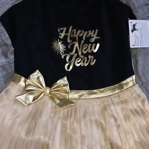 New year dog dress